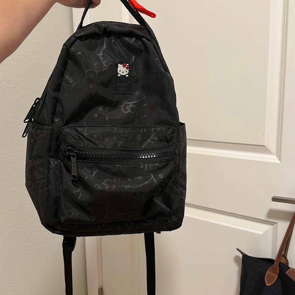 Black Hello Kitty Herschel Bookbag